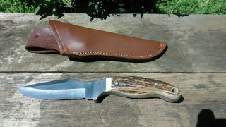 Vintage Puma Hunters Companion 116394 Handmade Knife & Sheath -