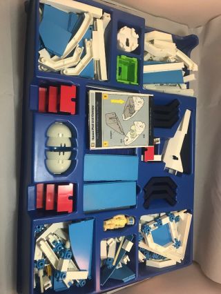 Vintage Fisher Price Construx Lunar Command Station Space Series Building 6460 6