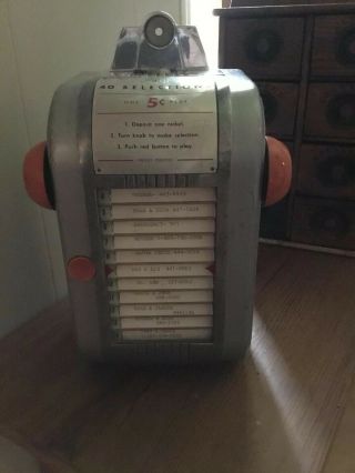 VINTAGE 1940’s Ami Jukebox Wall Selection For Music 4