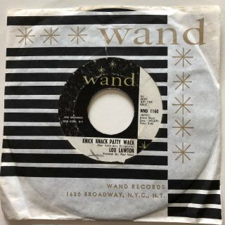 Northern Soul Lou Lawton Knick Knack Patty Wack Wand 45 Rare