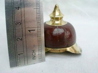 Vintage Novelty Thimble Holder in The Form of A German Pickelhaube Helmet. 8
