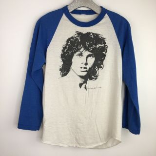 Jim Morrison Baseball Shirt Vintage Carney The Doors Lizard King Band Tee