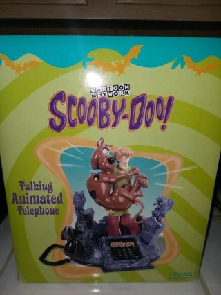 Scooby Doo & Shaggy Telephone Animated Talking Sounds Lights Phone Vintage