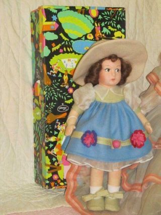 Vintage All 13 " Felt Lenci Stella Doll,  Nr,  Made Italy