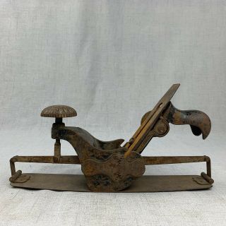 Vintage Stanley Rule & Level Co No.  113 Circular Wood Plane - Rusty " As - Is "