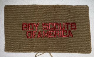 Boy Scout Of America Strip Ealry 1920s Rare