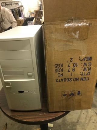 AT ATX Computer Case Enclosure Build Vintage 386 486 Pentium UNIQUE CASE 268 2