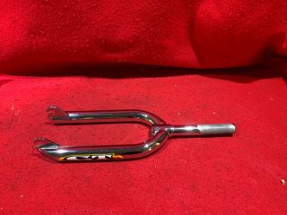 Nos Vintage Gt 1999 Akisu Fork Cr - Mo Bmx Freestyle Racing