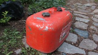 Vintage Evinrude Cuise - A - Day 6 Gallon Metal Marine Gas Tank 5