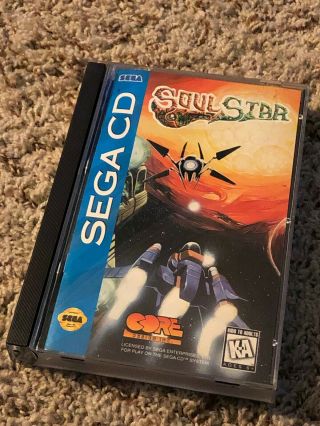 Soulstar Sega Cd 1994 Complete Vintage Video Game Cd