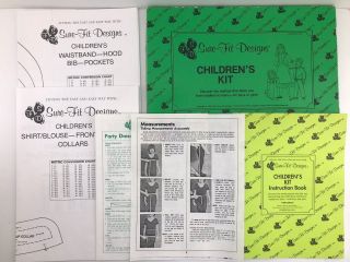 Sure Fit Designs Shirt Kit Pants Kit and Children ' s Kit Vintage 1983 2