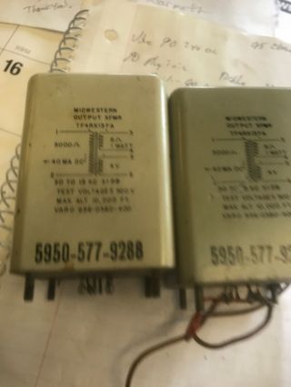 Vintage Pair Mid Western Tube Mic Pre Preamplifier Low Level Output Transformer