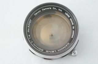 RARE Canon Model 7 & 50mm f1.  4 Lens w/ Card From JAPAN 10