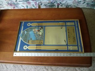 Vintage 50 ' s Advertising Thermometer Mirror L.  MOORE FRANKFORT IN.  Funeral Home 8