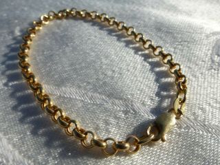 Vintage Ladies 14k Yellow Gold Bracelet 7 Inches Great On