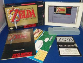 Vintage Nintendo Snes Zelda A Link To The Past Video Game Complete
