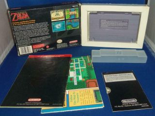 Vintage Nintendo SNES Zelda A Link To The Past Video Game Complete 2