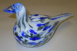 Oiva Toikka Dove Art Bird Celebrate Finland Independence 90 Vantaa Number Rare