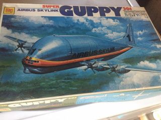 Vintage Guppy Airbus 1/144 Scale Rare Model Kit 4743 Qq