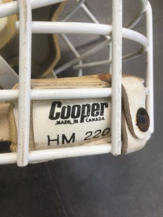 Vintage Copper SK 100 Jr Ice Hockey Helmet w/ HM 220 Goalie Cage 2
