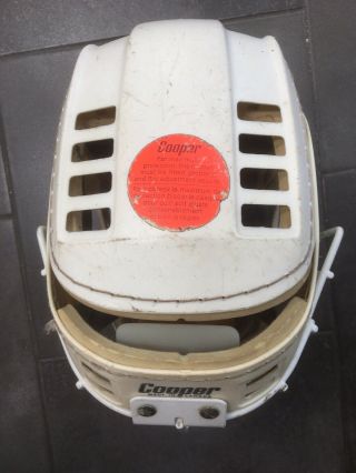 Vintage Copper SK 100 Jr Ice Hockey Helmet w/ HM 220 Goalie Cage 3