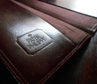 Vintage Leather Holder Folder For Patek Philippe
