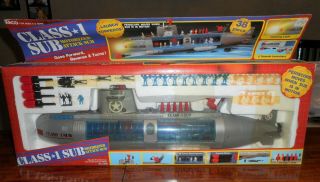 Vintage Mattel Arco Class 1 Motorized Attack Submarine Toy Mib