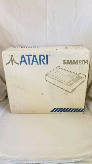 Vintage Atari Smm804 Dot Matrix Printer