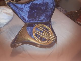Vintage Piston Valve French Horn By J R Lafleur