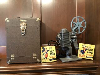 Vintage Barnett Jaffe Revere Eight Model 85 16mm Film Projector W Case,  Manuals