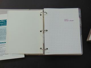 APPLE LISA 2 VINTAGE OWNERS GUIDE IN BINDER PUBLISHED IN 1983 - SCARCE 5