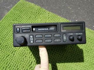 Honda 1000 Tape Deck Radio_civic Crx Accord Cassette Player Stereo Vintage Rare