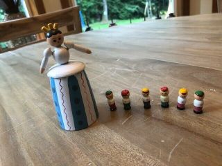 Vintage Princess Polish nesting counting doll Extremely Rare - Complete set of 7 6