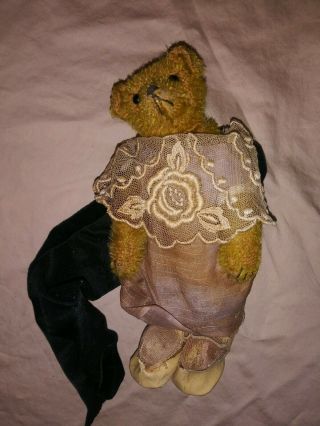 8” Teddy Bear Antique Early 1900s Mohair?