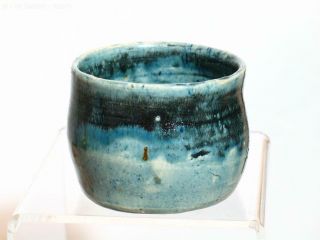 Rare Early Arthur Boyd Blue Vase Dated 1932.  Australian Pottery