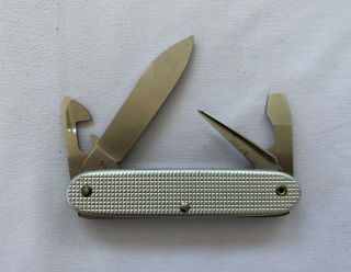 Wenger Delemont Alox Scales 1980 Swiss Army Knife - RARE - Vintage Knife 3