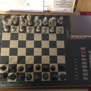 Vintage 1986 SciSys Kasparov Electronic Companion III chess Game 17 Lvl Computer 3