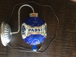 Vintage Pabst Blue Ribbon Beer Electric Spinning Wall Light Lamp retro cool 2
