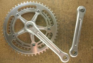 Vintage Campagnolo Nuovo Record Cranks Crankset Chainset 170mm 53 / 42 Nos Ring