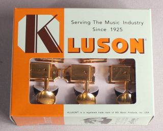 Kluson Deluxe Single Line Tuners Tuning Keys Fits Vintage Fender® Gold