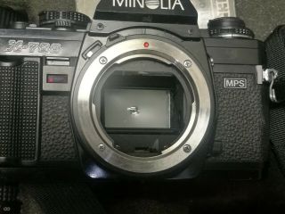 Vintage Minolta X - 700 Camera and Accessories Bundle Rare hard case.  READ 3