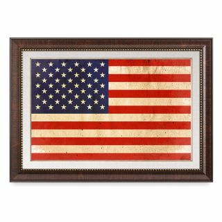 American Flag Vintage Framed Art Giclee Prints For Home Wall Art Decorarts