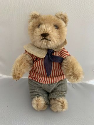 Rare 1950’s Vintage Steiff Dressed Boy Teddy Bear