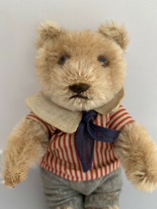 Rare 1950’s Vintage Steiff dressed Boy Teddy Bear 2