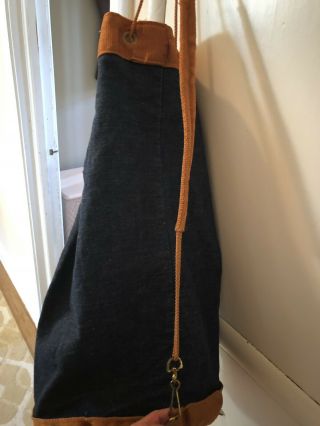 Vintage Levi ' s Denim Sling Tote Bag Rare 2