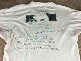 Vintage Bob Dylan Shirt Tour Concert 1989 Band 80s Never Ending Tour Folk Rock
