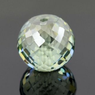 Rare 16.  25ct Certified Blue Diamond Bead - Aaa Quality Earth Mined.  Cut