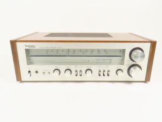 Vintage Technics By Panasonic Sa - 300 Receiver Simulated Wood Cabinet 190w 120v