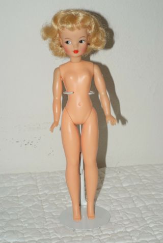 Stunning Vintage Platinum Blonde Tammy Doll Bs - 12 Nude Doll
