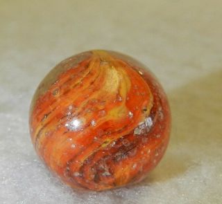 9804m Vintage German Handmade Onionskin Mica Marble